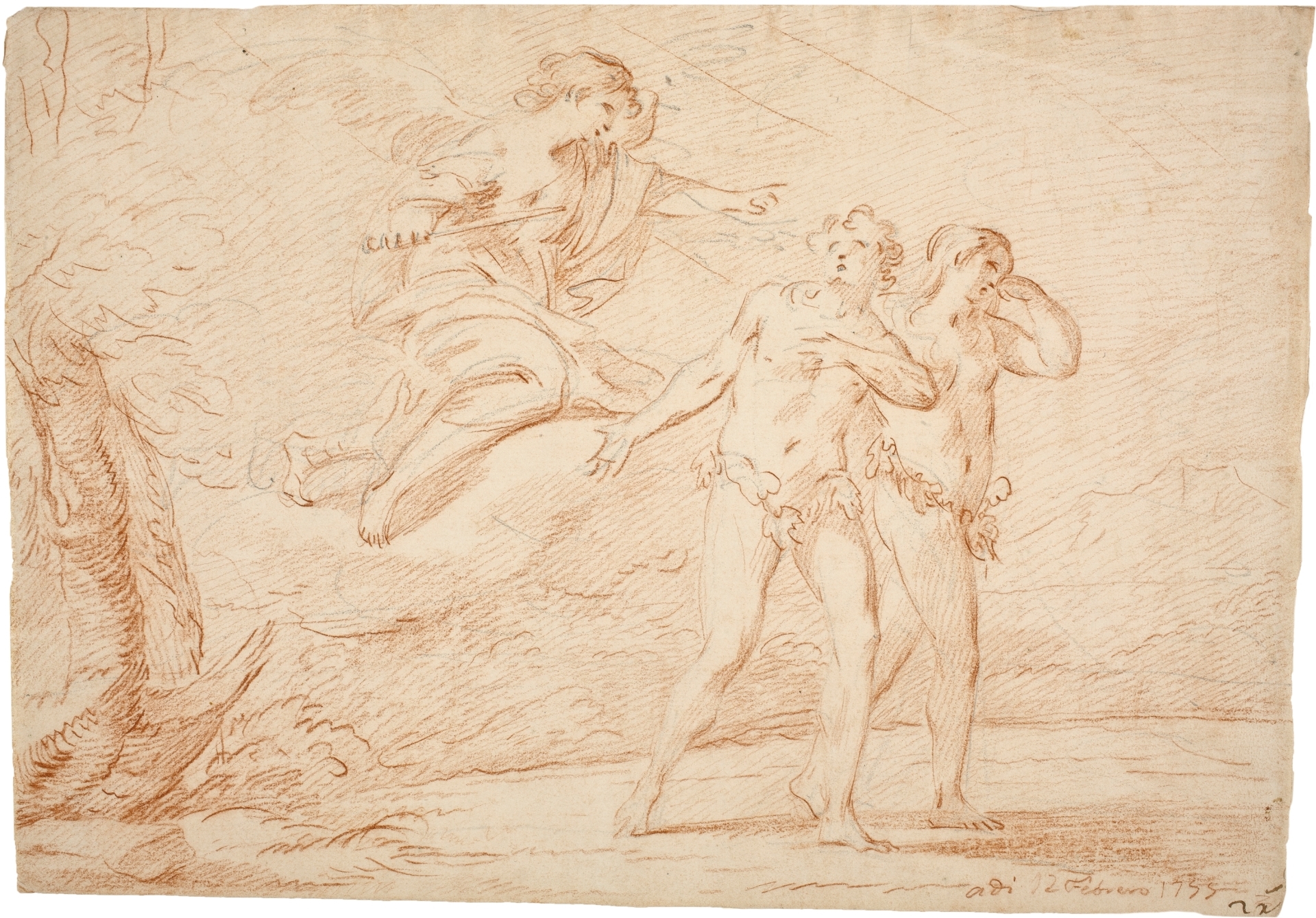 Adam and Eve Expelled From Paradise